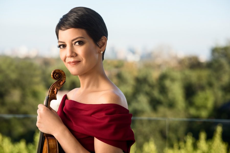 Renowned violinist Anne Akiko Meyers will perform the Southwest premiere of Mexican composer Arturo Márquez’s “Fandango” violin concerto. Photo credit David Dentz.