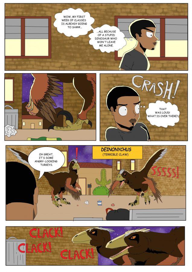 An autistic college student goes through his daily life alongside a prehistoric entity in Jamelle Texerias Primeval Minds. 

Follow Jamelle Texeria on Instagram 