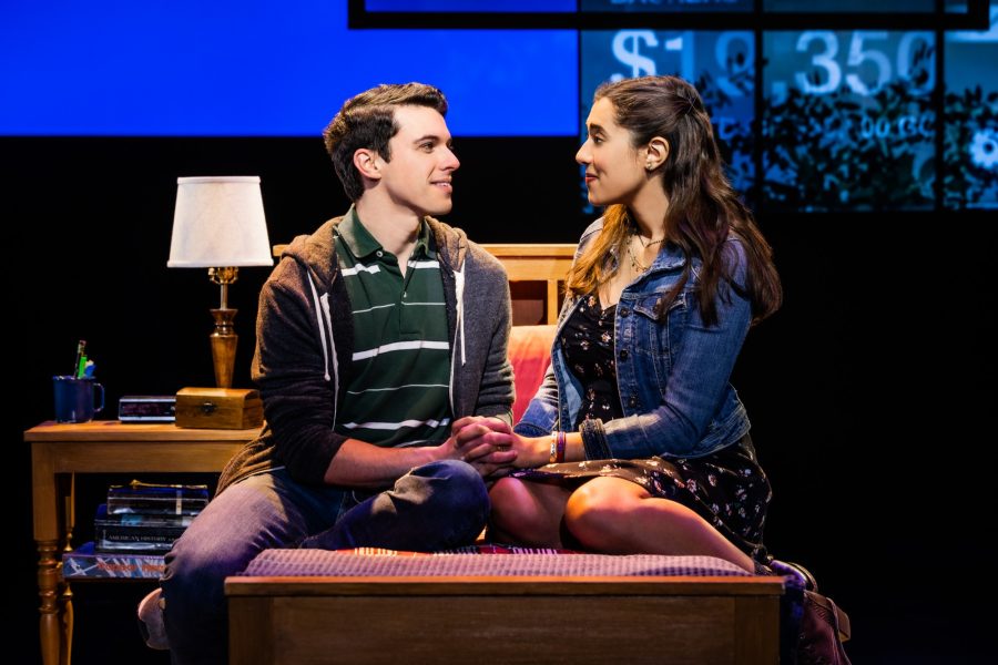 Anthony+Norman+plays+Evan+Hansen+and+Alaina+Anderson+is+Zoey+Murphy+in+Dear+Evan+Hansen%2C+coming+to+Centennial+Hall+Feb.+21.+%28Photo+by+Evan+Zimmerman%29