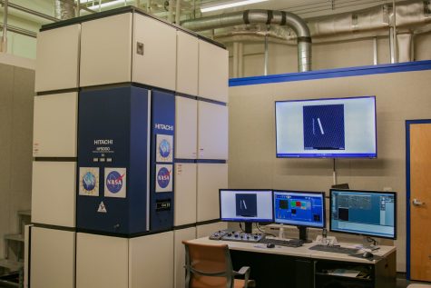 The transmission electron microscope is one of many high-quality machines that researchers at the Lunar and Planetary Laboratory use. The recent grant the LPL received from NASA will help to support the cost of machines like the TEM, which allows scientists to see individual atoms.