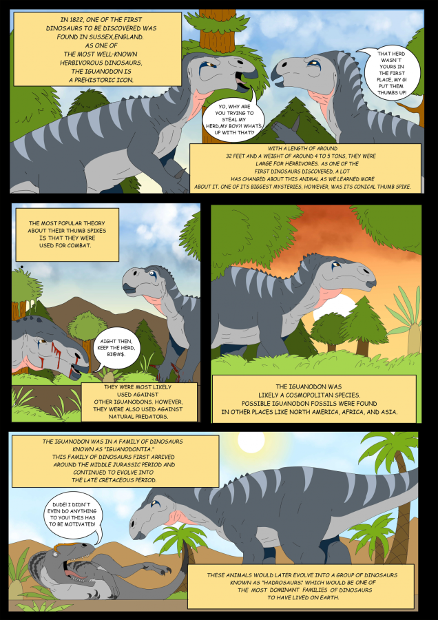 COMIC: Paleontology 101 #5 – Iguanodon