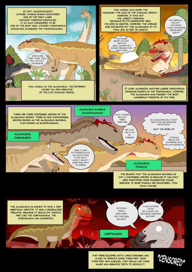 COMIC: Paleontology 101 #7 – Allosaurus