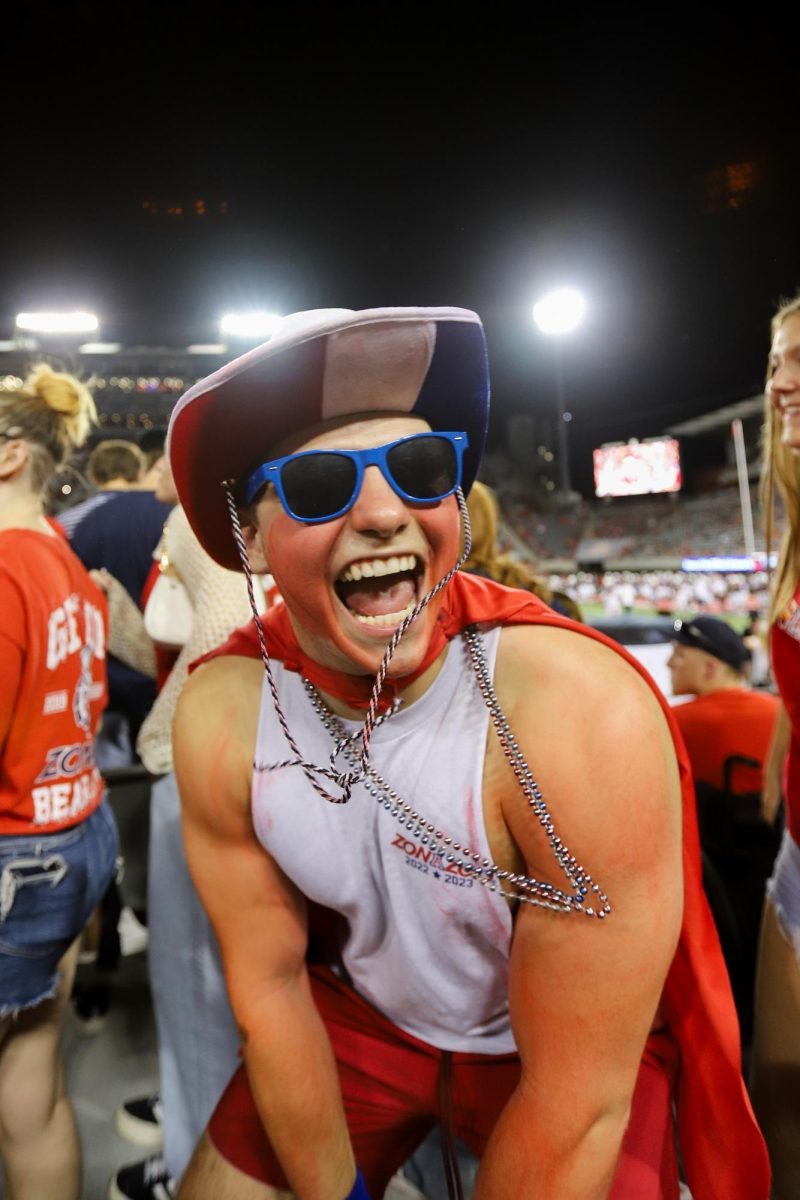ZonaZoo+students+dress+up+for+the+Wild+West+themed+football+game+against+UTEP+at+Arizona+Stadium+in+Tucson+on+Sept.+16.+The+Wildcats+won+31-10.%0A