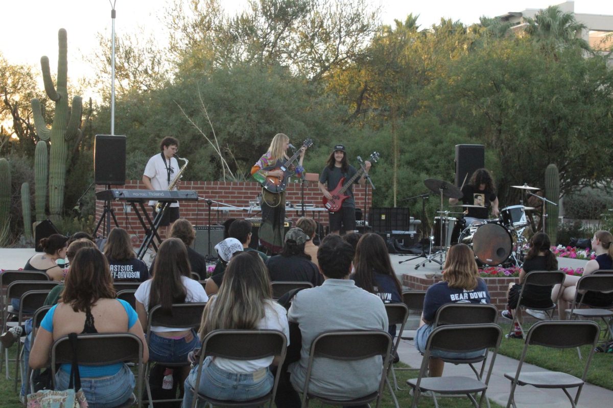 Wildcat Events Board host the first UA Unplugged of the year on Sept. 29. Skin Theory Band performed third.