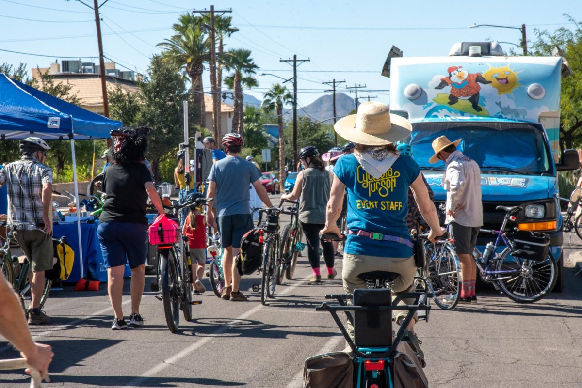 The streets of Tucson are temporarily closed on Oct. 29 for Cyclovia. Cyclovia is a program of Living Streets Alliance, a nonprofit organization working to transform Tucson. 
