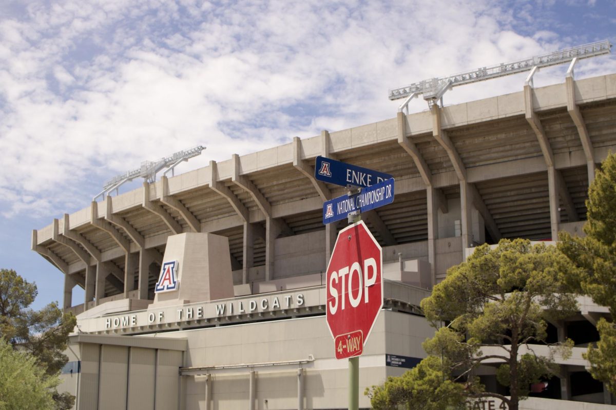 Arizona Stadium sits on National Championship Drive in August 2023. The football stadium was most recently renovated in 2013.