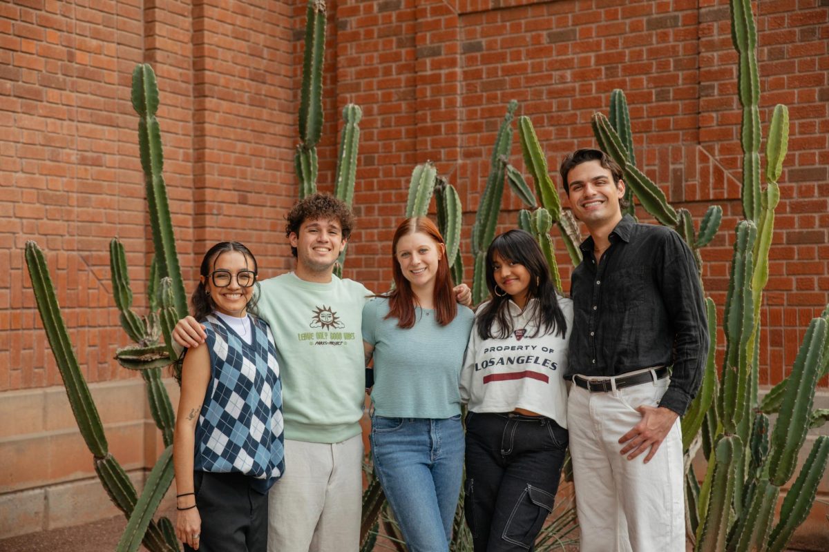 The Campus Sustainability Fund committee members from Spring 2024 pose for a group photo. (Photo courtesy Campus Sustainability Fund)