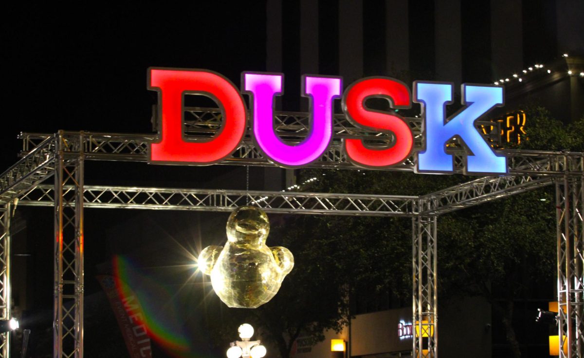 The DUSK Musical Festival entrance to the main area in Downtown Tucson on Nov. 10. This is the festival's 7th year.