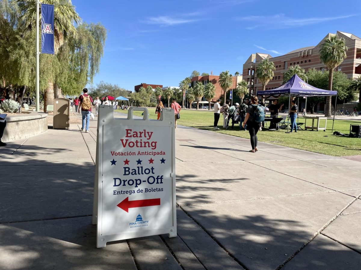 Students were able to vote early on campus at the Student Union Memorial Center during the 2024 election cycle. 