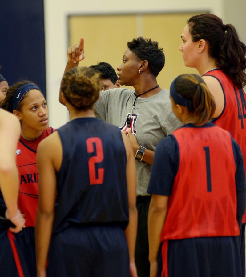 Colin Prenger / Arizona Daily Wildcat

The UA Womens basketball team held their first practice Monday, Sept. 3, in Richard Jefferson Gym. 