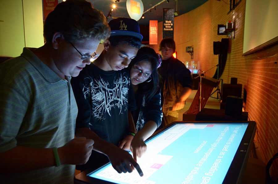 Colin Prenger / Arizona Daily WIldcat

Students from C.A.S. (Center for Academic Success) visited the Flandrau Center Friday, Oct. 7, to learn more about noble gases. The UA is striving to reach out to the Tucson community to educate students about science. 