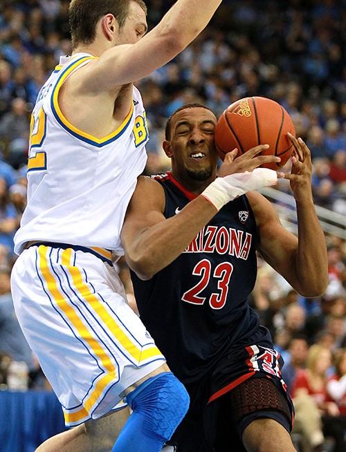 Mike Christy / Arizona Daily Wildcat

The UCLA Bruins hosted the No. 10 Arizona Wildcats in a battle for a share of the Pacific 10 Conference lead Saturday, Feb. 26, 2011, in Pauley Pavilion in Los Angeles, Calif. The Bruins dominated the visiting Wildcats 71-59.