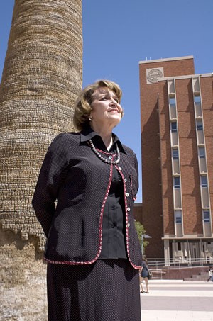 Edith Auslander, Tucson native, former UA student, former director for the UA Alumni Association and Vice President and Senior Associate to the president since 2003, is retiring from the UA this year.