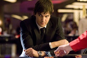 Jim Sturgess is out to take Las Vegas by storm in 21, a new film based on a true story about a group of students at MIT who raked in millions.  