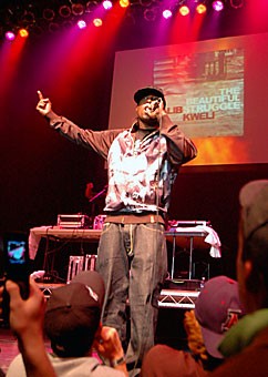 Hip-hop artist Talib Kweli performed at Centennial Hall Tuesday night as part of the Virgin College MegaTour. Kweli is most well known for being half of the Muslim alternative hip-hop group Black Star alongside Mos Def.