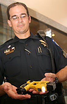 Sgt. Keith Brittain is a Taser instructor for  the University of Arizona Police Department.
