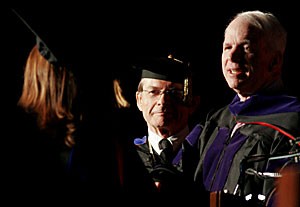 In spite of recent health problems, President Peter Likins will confer degrees for the last time before his retirement in UAs 134th commencement Saturday.