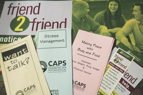The CAPS program provides cheaper psychology services for students seeking help with a variety of student issues.