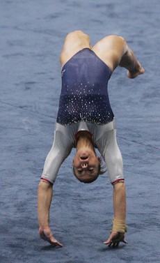 Liam Foley/ Arizona Daily Wildcat

The Arizona Gymcats defeat Brown and Wisconsin-Stout at McKale Center in Tucson, AZ.