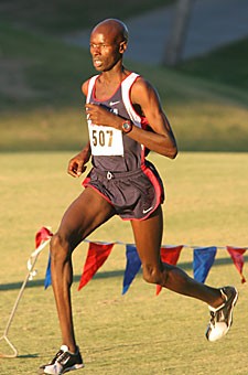 Former Wildcat Robert Cheseret runs to a first place finish Sept. 17, 2005, at the Dave Murray Invitational at the Dell Ulich Golf Course. Cheseret completed his eligibility last December.