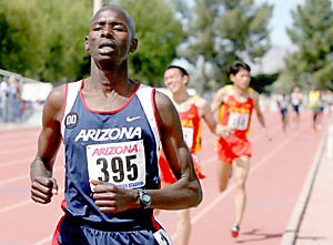 Claire C. Laurence/ Arizona Daily Wildcat

Track and Field athletes participated in Saturdays annual Arizona International at Drachman Stadium. 