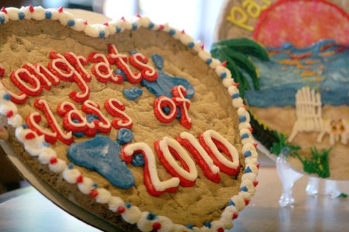 Valentina Martinelli/ Arizona Daily Wildcat

Large cookies from Paradise Bakery are one of the many gifts that can be purchased as graduation gifts from local venders.
