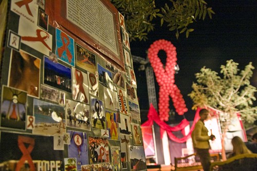 Gordon Bates / Arizona Daily Wildcat
Hotel Congress hosts an evening of awareness as part of AIDS Week. Many people and performers gathered here last night to recognize the impact that HIV and AIDS have on friends familie and individuals.