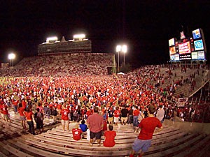 Arizona football fans hope the 2006 recruting class will enable them to see more scenes like this one following the Cats Nov. 5 52-14 victory over UCLA.