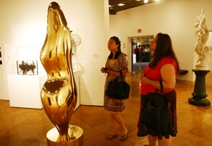Traditional, edgy sculpture brought together at UAMA