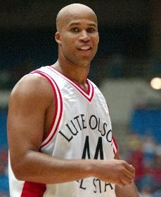 Former Wildcat star Richard Jefferson plays in the Lute Olson All-Star Classic Shootout Sunday in McKale Center. Jefferson pledged to donate $3.5 million for the schools new practice facility, which is believed to be the most ever by a current pro athlete to his alma mater.