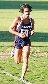 Arizona junior Lou Maturo competes in the annual Dave Murray Invitational last September in Tucson. Maturo was the only upperclassman on the mens team to make the trip up to Flagstaff on Saturday for the George Kyte Classic. 