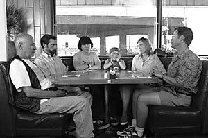 Little Miss Sunshine plays like a cross between Arrested Development and Drop Dead Gorgeous, except without the fast-paced inside jokes and dim-witted comic reliefs. Well, it does have Steve Carell...