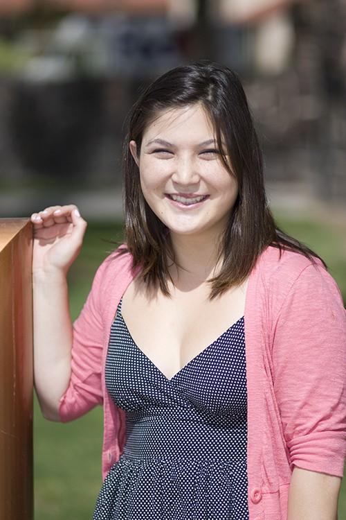 Ginny Polin/ Arizona Daily Wildcat  

Stephanie de Sola a senior, anthropology major. De Sola received  the leadership award from the school anthropology.De Sola is involved in native american studies.