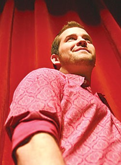 Kyle Schellinger, a graduate student costume designer, is designing costumes for How to Succeed in Business Without Really Trying.