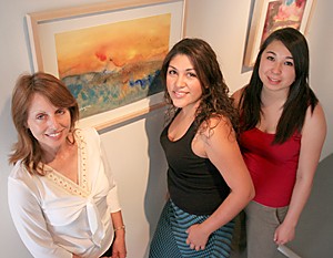 Cassie Tomlin Arizona Daily Wildcat

The Gallery at 6th and 6th owner Lauren Rabb and her student interns Veronica Duarte and Hannah XXX.