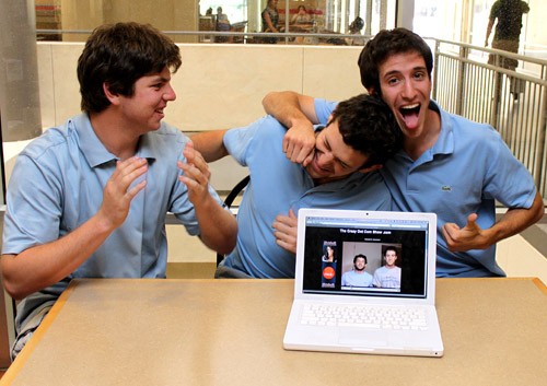 Lisa Beth Earle/ Arizona Daily Wildcat

From left, Josh Steinberg, a biomedical engineering junior, Dan Canfield, a business management sophomore and Blaine Light, an engineering management sophomore, are the co-founders of The Crazy Dot Com Show,