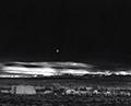 Photograph by Ansel Adams. Moonrise