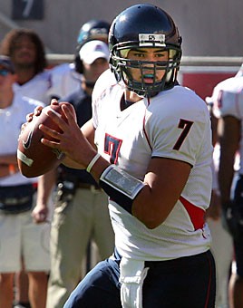 Sophomore quarterback Willie Tuitama