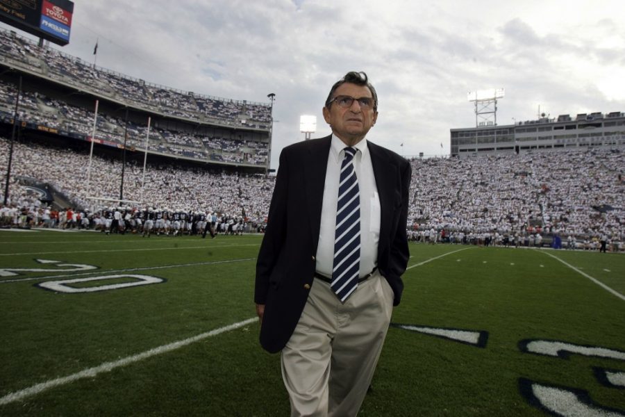 Former+Penn+State+head+coach+Joe+Paterno%2C+seen+in+this+2007+file+photo%2C+died+Sunday%2C+January+22%2C+2012.+He+was+85.+%28Barbara+L.+Johnston%2FPhiladelphia+Inquirer%2FMCT%29