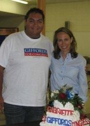 Daniel Hernandez Jr. and Congresswoman Gabrielle Giffords