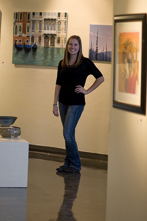 Ginny Polin / Arizona Daily Wildcat

kayla Ihrig is one of the Curator for a upcoming art exhibition called Casted Conversations that will open on Wednesday  april 20th from 6pm-11pm at the scott and & co. The show is a group exhibition of local artists that  are addressing the balance between natural and the constructed world.
