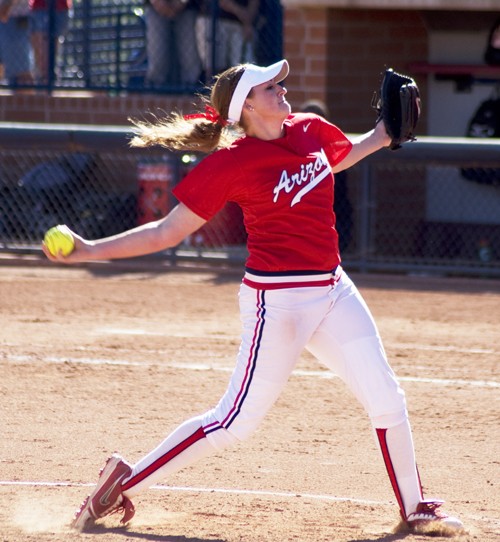 Tim Glass  / Arizona Daily Wildcat

UA softball team plays an exhibition game against Yavapai College, October 3, 2010. (Photo by Tim Glass)