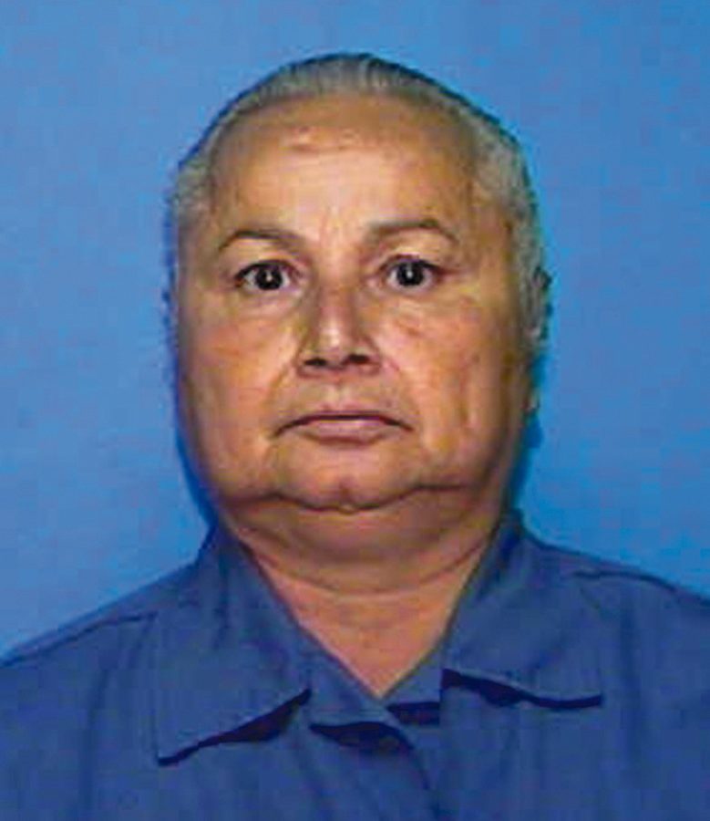 This undated Florida Department of Corrections booking mug shows Griselda Blanco. She died at the age of 69, September 3, 2012, outside a butcher shop on 29th Street in a Medellin neighborhood, where the former godmother of cocaine was gunned down after a life of crime and murder. (Florida Department of Corrections via Miami Herald/MCT)