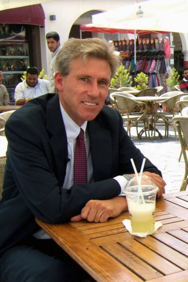 In this July 4, 2012, file photograph, U.S Ambassador to Libya Chris Stevens is seen during an interview with a team of Libya Hurra TV. Stevens was killed in an attack on U.S. consulate in Benghazi, Libya, on September 11, 2012. (Courtesy US Embassy in Libya via Balkis Press/Abaca Press/MCT)