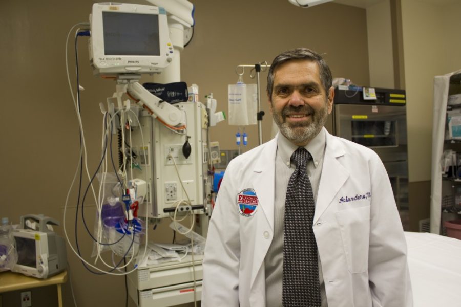 Hailey Eisenbach /  Arizona Daily Wildcat

UMC emergency room Dr. Arthur B. Sanders was elected into the high ranking Institute of Medicine of the National Academies.