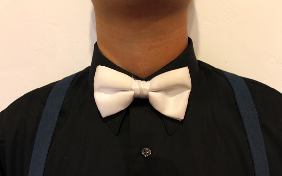 Dress up or dress down with a classic bow tie