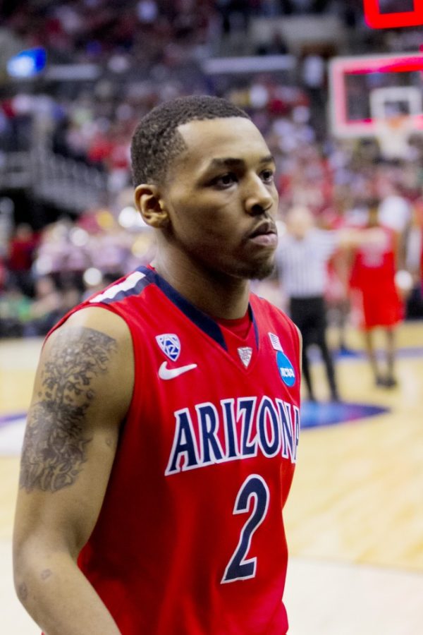 	Mark Lyons walks off the court after Arizona lost to Ohio State 73-70 in the Sweet 16 of the NCAA Tournament on March 28, 2013. Lyons scored 23 points in the final game of his career.