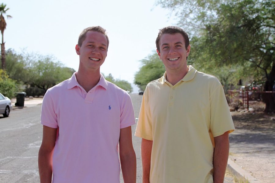 Kelsee Becker / Arizona Daily Wildcat

Engineering Sophomore Patrick Weber and Economics Senior Josh Ruder