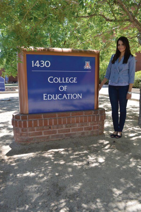 Ryan Revock/ Arizona Daily Wildcat

Natiely Munguia will be going into her first year of graduate school at the UA College of Education with a fellowiship from the Woodrow Wilson National Fellowship Foundation.