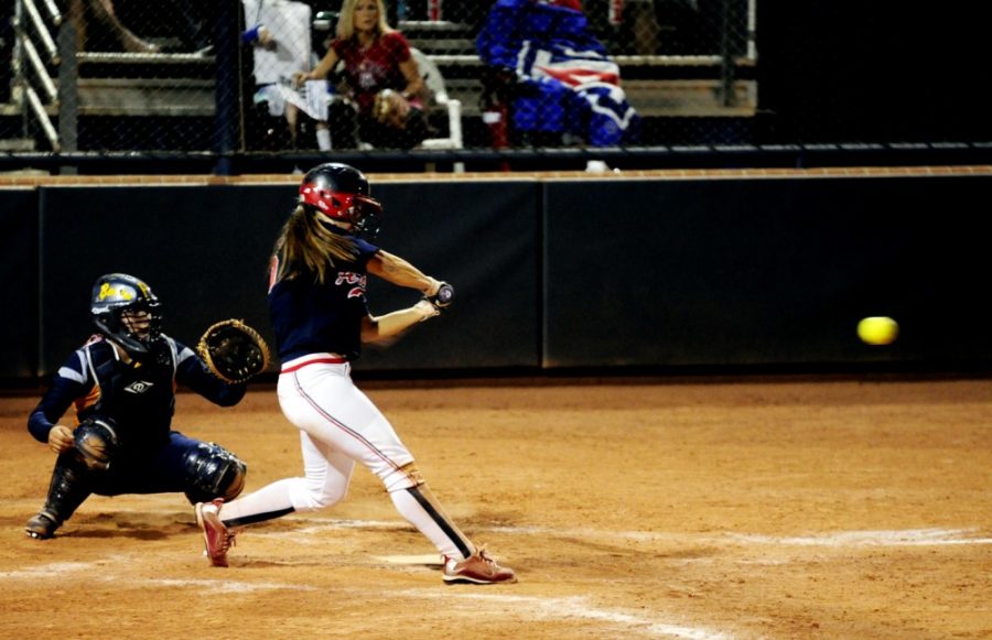 Tyler Baker / The Daily Wildcat

UA Softball beat Phoenix College 11-5 after 5 innings Friday afternoon.